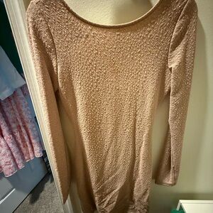 Windsor Textured Tan Dress